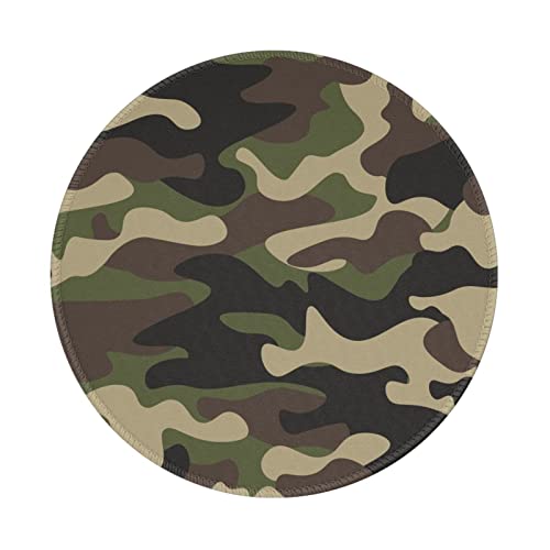 Camo Rundes Mauspad Premium strukturiertes Mauspad Waschbare Mousepads mit verlängerten genähten Kanten Rutschfeste Gummiunterseite Kleines Mauspad 20 x 20 x 0,3 cm Camo Rundes Mauspad Premium strukturiertes Mauspad Waschbare Mousepads mit verlängerten genähten Kanten Rutschfeste Gummiunterseite Kleines Mauspad 20 x 20 x 0,3 cm von Sunwarshile