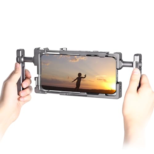 SUNWAYFOTO PCR-01 Smartphone-Käfig, universelles Handy-Video-Rig-Kit mit Griff, Telefonstabilisator für Videoaufnahmen, Handy-Filmzubehör SUNWAYFOTO PCR-01 Smartphone-Käfig, universelles Handy-Video-Rig-Kit mit Griff, Telefonstabilisator für Videoaufnahmen, Handy-Filmzubehör von Sunwayfoto