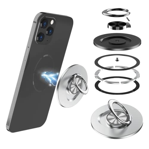 Sunwuun Ringhalter, Magnetischer iPhone 12/13 Halter, 360° Drehung, Silber Sunwuun Ringhalter, Magnetischer iPhone 12/13 Halter, 360° Drehung, Silber von Sunwuun