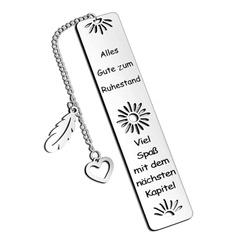 Sunwuun Lesezeichen Metall Ruhestand Geschenk Für Damen Männer Abschiedsgeschenk Kollegen Happy Retirement Personalisierte Lesezeichen als Weihnachts- und Ruhestand für Lehrer,Freunde Kollegen. Sunwuun Lesezeichen Metall Ruhestand Geschenk Für Damen Männer Abschiedsgeschenk Kollegen Happy Retirement Personalisierte Lesezeichen als Weihnachts- und Ruhestand für Lehrer,Freunde Kollegen. von Sunwuun