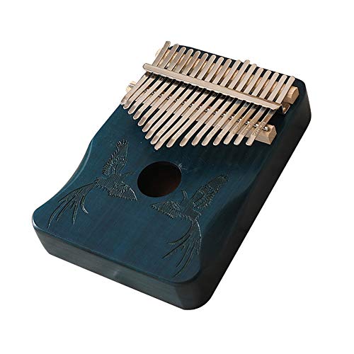 Sunydog 17 Tasten Kalimba Afrikanischer Daumen Finger Klavier Holz Kalimba Tragbares Musikinstrument von Sunydog