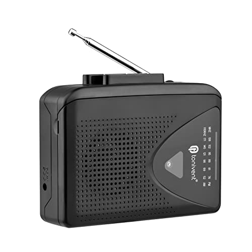 Sunydog TON009 Tragbarer Kassettenspieler,Kassetten-Player,AM/FM-Radio,Auto-Reverse/Stopp,Mini-Stereo-Kassettenspieler mit 3,5-mm-Kopfhöreranschluss,einstellbare Lautstärke für Reisen zu Hause,Schule von Sunydog
