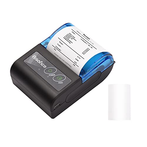 Sunydog Thermodrucker Bondrucker, Tragbarer BT Thermodrucker 2 Zoll Kabelloser USB-Rechnungsscheindrucker mit 58 mm Druckpapier Kompatibel mit Android/Windows für Restaurantverkauf Sunydog Thermodrucker Bondrucker, Tragbarer BT Thermodrucker 2 Zoll Kabelloser USB-Rechnungsscheindrucker mit 58 mm Druckpapier Kompatibel mit Android/Windows für Restaurantverkauf von Sunydog