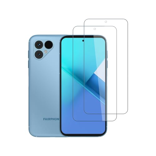 Sunyinice für Fairphone 5 Panzerglas [2 Stück] für Schutzfolie Fairphone 5 5G displayschutz [9H] Schutz Glas Folie [Frei von Kratzern][HD Displayschutzfolie][Ultra-klar] von Sunyinice