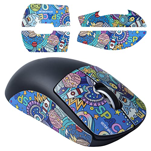 Mouse Anti-Slip Grip Tape, passend für G Pro X Superlight, 4 Stück, Nicht verblassende Gaming-Maus, hautschweißbeständig, einfach zu bedienen, selbstklebendes Design, vorgeschnitten von Sunzit