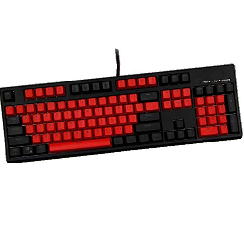 Sunzit Keycap Gaming, 104/87 PBT Double Key Farbe Keycap Mechanische Tastatur Große Backlit Universal Spalte für Cherry MX Mechanische Tastatur Ikbc von Sunzit