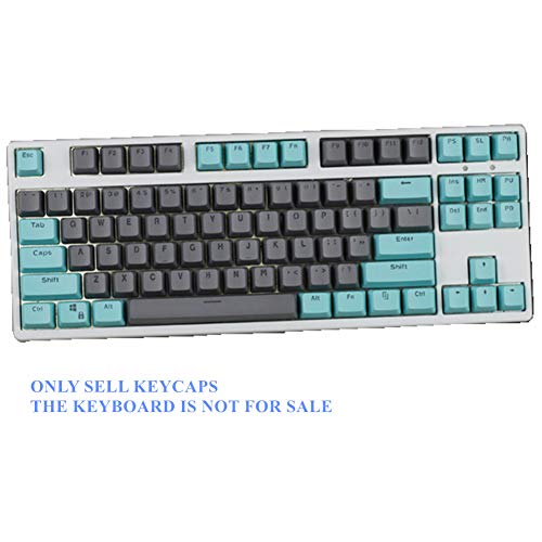 Sunzit Keycap Gaming, 104/87 PBT Double Key Farbe Keycap Mechanische Tastatur Große Backlit Universal Spalte für Cherry MX Mechanische Tastatur Ikbc von Sunzit