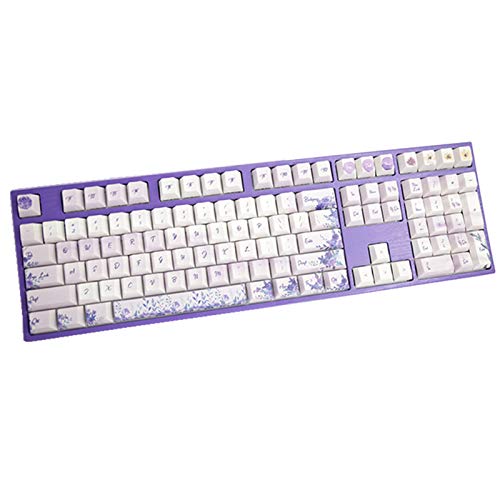 Sunzit Keycap Gaming, 108 Hot Sublimation Mechanische Tastatur PBT Keycap Original-Tastatur Tastatur Benutzerdefinierte Tasten von Sunzit