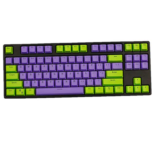 Sunzit Keycap Gaming, 87 PBT Tasten Backlight Layout Tasten Backlit Keycaps PBT ANSI Keyset OEM Profilel für Cherry MX Gaming Mechanical Tastatur von Sunzit