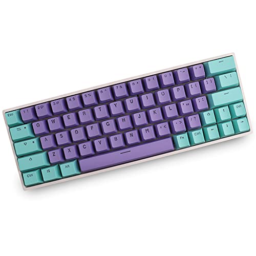 Sunzit Keycaps, 64 Keycaps Backlight Mechanische Tastatur PBT Keycaps für GK64 / SK64 Keyboard Keys(nur Keycaps von Sunzit