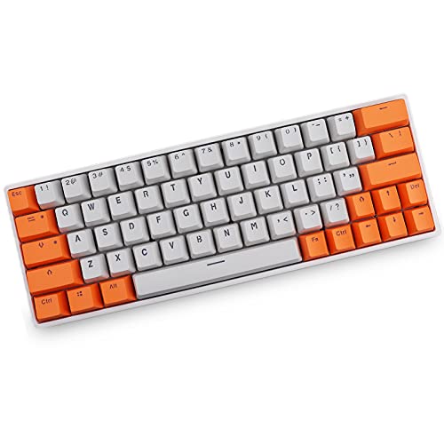 Sunzit Keycaps, 64 Keycaps Backlight Mechanische Tastatur PBT Keycaps für GK64 / SK64 Keyboard Keys (Keyboard von Sunzit