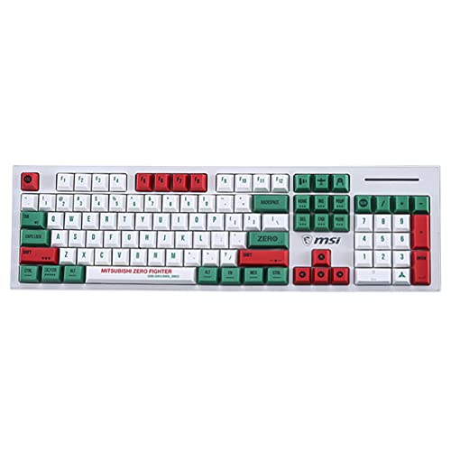 Sunzit Keycaps, PBT Keycaps Farbsublimations-Keycaps Cherry Profile für 61/87/104/108 Cherry MX Switches Mechanische Tastatur von Sunzit