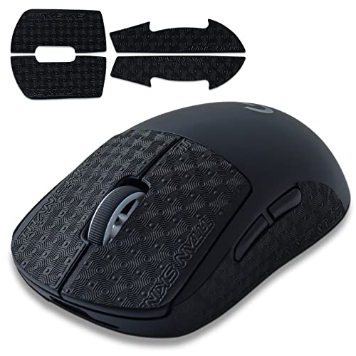 Sunzit Mouse Anti-Rutsch-Griffband, schweißfester Aufkleber aus Eidechsenhaut für Logitech G Pro X Superlight Gaming Mouse, für die anspruchsvollsten Gamer von Sunzit