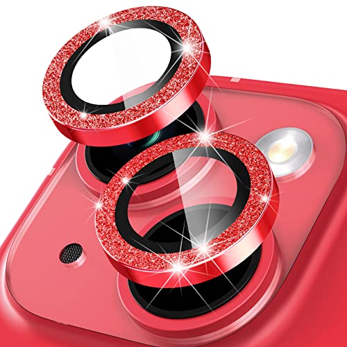 Diruite Kamera Linse Schutzfolie für iPhone 14/14 Plus Kameraschutz,HD Anti-Kratzen Glas Aluminium Rand Kamera Linse Displayschutz für iPhone 14/14 Plus Camera Protector von Suoman