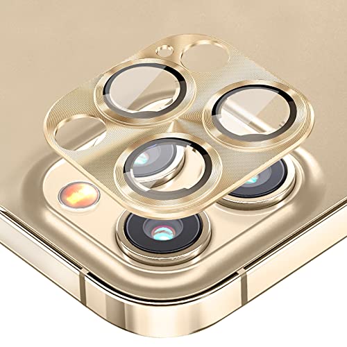 Diruite Kameraschutz für iPhone 14 Pro/14 Pro Max Kamera Linse Schutzfolie,HD 360°Schutz Glas mit Aluminium Rand Kamera Linse Schutzfolie für iPhone 14 Pro/Pro Max Camera Protector von Suoman