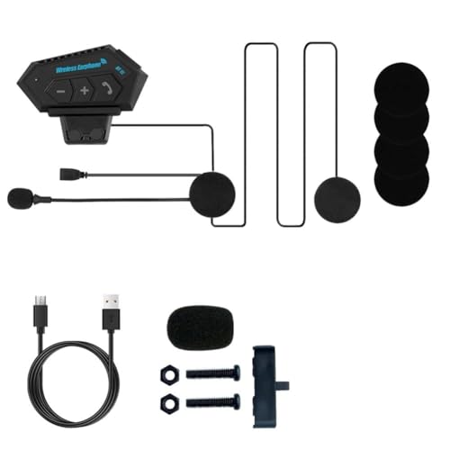 Suoumwa Kabellose Bluetooth-Ohrhörer für Helme, Elektrisches Motorradfahren, Anrufe Empfangen, BT12-Helm-Bluetooth-Ohrhörer Suoumwa Kabellose Bluetooth-Ohrhörer für Helme, Elektrisches Motorradfahren, Anrufe Empfangen, BT12-Helm-Bluetooth-Ohrhörer von Suoumwa