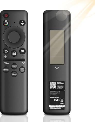 Ersatz Fernbedienung für Samsung, BN59-01432A Solar Charging Sprachfernbedienung für Samsung Smart TV,Universal für Sam-Sung TVs-Fernbedienungen Neo LED Smart 4K HD TV Black Ersatz Fernbedienung für Samsung, BN59-01432A Solar Charging Sprachfernbedienung für Samsung Smart TV,Universal für Sam-Sung TVs-Fernbedienungen Neo LED Smart 4K HD TV Black von Suoxiom