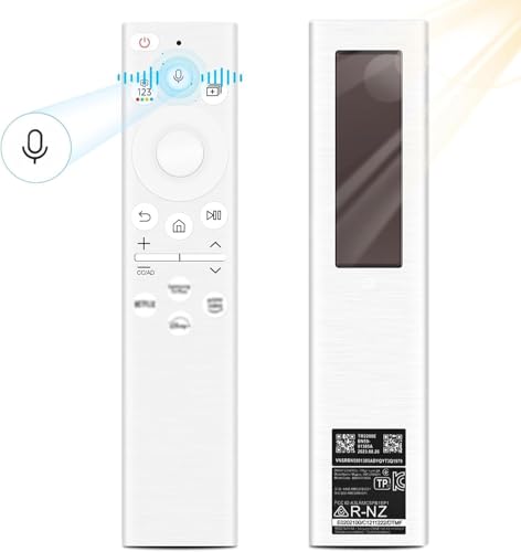 Ersatz Fernbedienung für Samsung,BN59-01391A Solar Charging Sprachfernbedienung für Samsung Smart TV,Universal für Sam-Sung TVs-Fernbedienungen Neo LED Smart 4K HD TV White Ersatz Fernbedienung für Samsung,BN59-01391A Solar Charging Sprachfernbedienung für Samsung Smart TV,Universal für Sam-Sung TVs-Fernbedienungen Neo LED Smart 4K HD TV White von Suoxiom