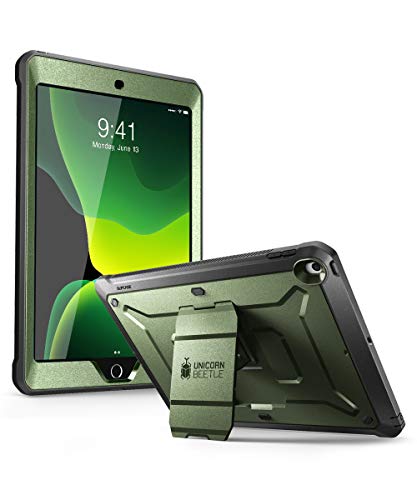 SUPCASE Guldan Schutzhülle für iPad 9. Generation mit Displayschutzfolie (Unicorn Beetle Pro), [Integrierter Ständer] Robuste, robuste Schutzhülle für iPad 10.2 9. / 8. / 7. Generation von SupCase