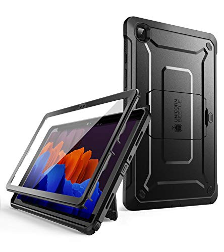 SUPCASE Hülle für Samsung Galaxy Tab A7 10.4 Zoll 2020 Schutzhülle 360 Grad Case Robust Cover [Unicorn Beetle Pro] mit Integriertem Displayschutz und Ständer (Schwarz) von SupCase