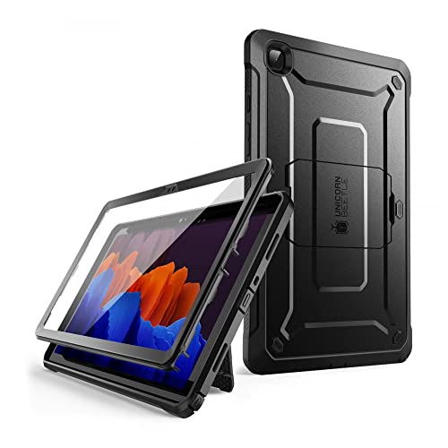 SUPCASE Hülle für Samsung Galaxy Tab A7 10.4 Zoll 2020 Schutzhülle 360 Grad Case Robust Cover [Unicorn Beetle Pro] mit Integriertem Displayschutz und Ständer (Schwarz) von SupCase