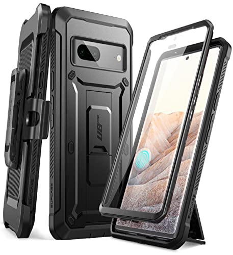 SUPCASE Outdoor Hülle für Google Pixel 7, 360 Grad Handyhülle Bumper Case Robust Schutzhülle Cover [Unicorn Beetle Pro] mit Displayschutz und Gürtelclip 2022 Ausgabe (Schwarz) von SupCase