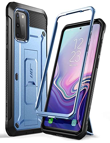 SUPCASE Outdoor Hülle für Samsung Galaxy S20+ Plus Handyhülle Bumper Case Rugged Schutzhülle Cover [Unicorn Beetle Pro] 6.7 Zoll OHNE Displayschutz mit Gürtelclip und Ständer 2020 Ausgabe, Blau von SupCase