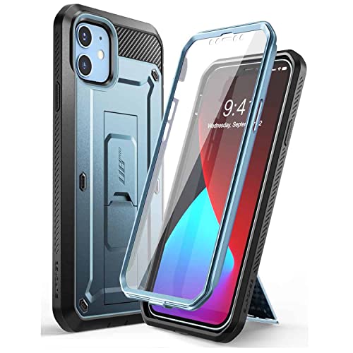 SUPCASE Outdoor Hülle für iPhone 12 Mini (5.4") Handyhülle 360 Grad Case Bumper Schutzhülle Cover [Unicorn Beetle Pro] mit Displayschutz 2020, Blau von SupCase