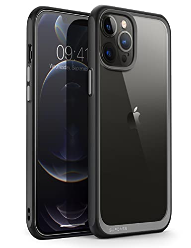 SUPCASE Slim Hülle für iPhone 13 Pro Max (6.7") Case Premium Handyhülle Transparent Schutzhülle Dünn Backcover [Unicorn Beetle Style] 2021 (Schwarz) von SupCase