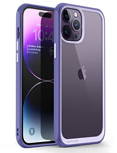 SUPCASE Slim Hülle für iPhone 14 Pro (6.1") Case Premium Handyhülle Transparent Schutzhülle Dünn Backcover [Unicorn Beetle Style] 2022 Ausgabe (Lila) von SupCase