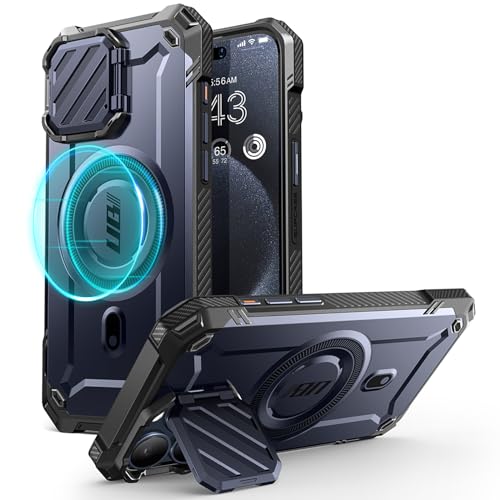 SUPCASE UB Mag XT für iPhone 15 Pro Max Hülle 6,7" (2023) mit Kameraschutz, [Kompatibel mit MagSafe] Robust Handyhülle Bumper Case Schutzhülle mit Ständer, Mountain von SupCase