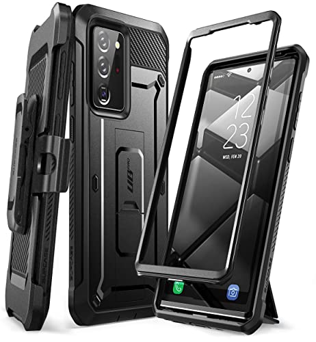 SUPCASE UBPro Outdoor Hülle für Samsung Galaxy Note 20 Ultra (6.9") 5G Handyhülle Bumper Case Rugged Schutzhülle Cover [Unicorn Beetle Pro] OHNE Displayschutz mit Gürtelclip und Ständer, Schwarz von SupCase