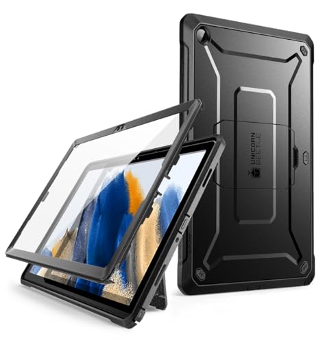 SUPCASE Unicorn Beetle Pro Hülle für Samsung Galaxy Tab A9 Plus 11 Zoll (2023), Bumper Case 360 Grad Schutzhülle mit integriertem Displayschutz und Ständer (Schwarz) von SupCase