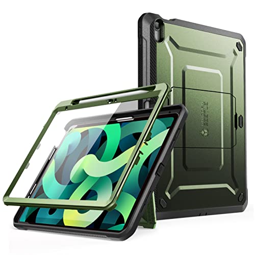 SUPCASE für iPad 11th Gen A16 Chip 11 Zoll 2025 Hülle Bumper Case 360 Grad Schutzhülle mit Displayschutz, Ständer und Stifthalter [Unicorn Beetle Pro] Hardcase für iPad 10th 10,9 Zoll 2022 (Grün) von SupCase