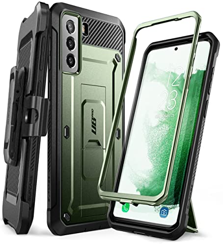 SUPCASE Unicorn Beetle Pro Series Hülle für Samsung Galaxy S22 5g (2022 Release), Dual Layer Rugged Holster & Kickstand Case Without Screen Protector (Guldan) von SupCase