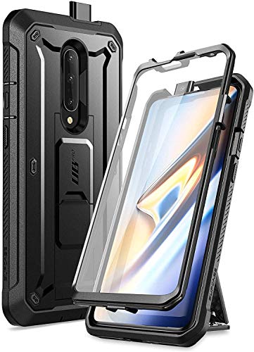 SUPCASE Unicorn Beetle Pro Series Schutzhülle für OnePlus 7 Pro, robust, mit Ständer, mit integriertem Displayschutz, Schwarz von SupCase