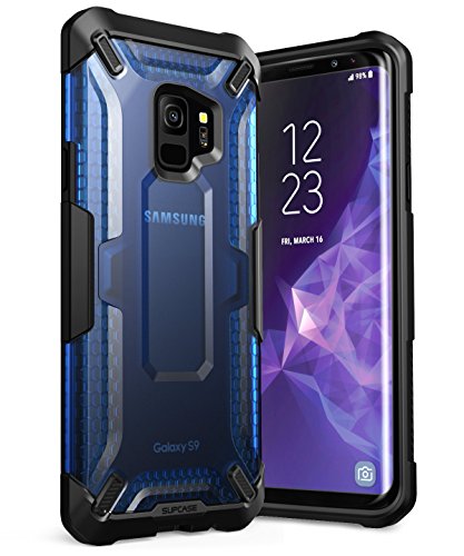 SUPCASE Unicorn Beetle Series Premium Hybrid Schutzhülle Clear Case für Samsung Galaxy S9 (2018 Release), Frost Blau von SupCase