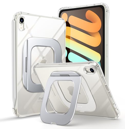SUPCASE für iPad Mini 7 A17 Pro 2024 Hülle mit Ständer Kratzfest Case [Unterstützt das Laden des Apple Pencil] Durchsichtig Schutzhülle Schlank Cover (UBPrism) für iPad Mini 7th/6th 8.3 Zoll (Clear) von SupCase