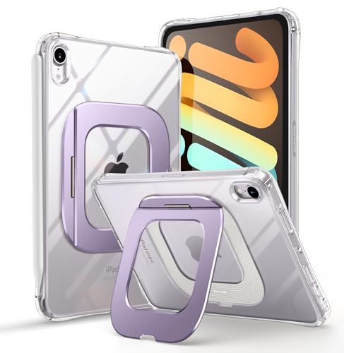 SUPCASE für iPad mini 7 A17 Pro 2024 Hülle mit Ständer Kratzfest Case [Unterstützt das Laden des Apple Pencil] Durchsichtig Schutzhülle Schlank Cover (UBPrism) für iPad mini 7th/6th 8.3 Zoll (Lila) von SupCase