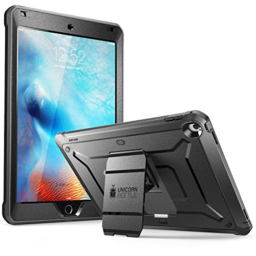 SUPCASE iPad 9.7 2018/2017 Hülle Bumper Case 360 Grad Schutzhülle Robust Cover [Unicorn Beetle PRO] mit integriertem Displayschutz für iPad 9.7 Zoll 5th / 6th Generation, Schwarz von SupCase