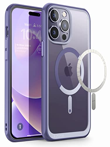 SupCase Unicorn Beetle Mag Series Hülle für iPhone 14 Pro Max 2022 (6.7'') Slim Handyhülle Clear Case Premium Schutzhülle Backcover Kompatibel mit MagSafe (Lila) von SupCase