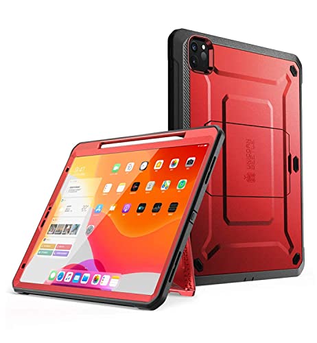 Supcase Unicorn Beetle Pro Series Full-Body Rugged Kickstand Schutzhülle für 11 Zoll iPad Pro 11 (2020 Release), Ruddy von SupCase
