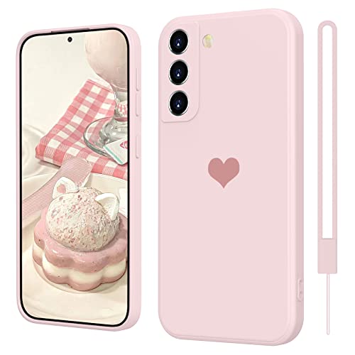 SupVict Samsung Galaxy S21 FE Hülle Silikon Case mit Herz, Hanyhülle Samsung Galaxy S21 FE mit Microfiber, Kratzfeste Rundumschutz Case Stoßfest Slim Hülle für Samsung S21 FE 5G Rosa SupVict Samsung Galaxy S21 FE Hülle Silikon Case mit Herz, Hanyhülle Samsung Galaxy S21 FE mit Microfiber, Kratzfeste Rundumschutz Case Stoßfest Slim Hülle für Samsung S21 FE 5G Rosa von SupVict