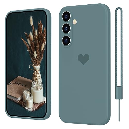 Samsung Galaxy S23 FE Hülle Silikon Case mit Herz, SupVict Hanyhülle Samsung Galaxy S23 FE mit Microfiber, Kratzfeste Rundumschutz Case Stoßfest Slim Hülle für Samsung S23 FE 5G 2023 Kühl Grau Samsung Galaxy S23 FE Hülle Silikon Case mit Herz, SupVict Hanyhülle Samsung Galaxy S23 FE mit Microfiber, Kratzfeste Rundumschutz Case Stoßfest Slim Hülle für Samsung S23 FE 5G 2023 Kühl Grau von SupVict