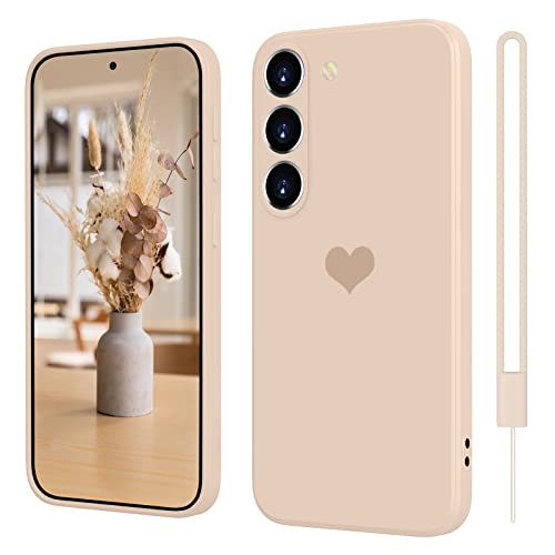 SupVict Samsung Galaxy S23 Plus S23+ Hülle Silikon Case mit Herz, Hanyhülle Samsung S23 Plus mit Microfiber, Kratzfeste Rundumschutz Case Stoßfest Hülle für Samsung Galaxy S23 Plus 6.6'' Khaki SupVict Samsung Galaxy S23 Plus S23+ Hülle Silikon Case mit Herz, Hanyhülle Samsung S23 Plus mit Microfiber, Kratzfeste Rundumschutz Case Stoßfest Hülle für Samsung Galaxy S23 Plus 6.6'' Khaki von SupVict