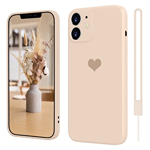 SupVict iPhone 11 Hülle Silikon Case mit Herz, Hanyhülle iPhone 11 Ultra Dünn mit Microfiber, Kratzfeste Rundumschutz Case Stoßfest Slim Schutz Hülle für iPhone 11 6.1'' Khaki SupVict iPhone 11 Hülle Silikon Case mit Herz, Hanyhülle iPhone 11 Ultra Dünn mit Microfiber, Kratzfeste Rundumschutz Case Stoßfest Slim Schutz Hülle für iPhone 11 6.1'' Khaki von SupVict