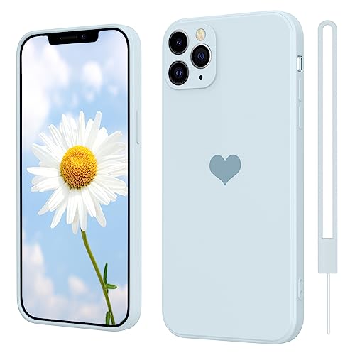 SupVict iPhone 11 Pro Max Hülle Silikon Case mit Herz, Hanyhülle iPhone 11 Pro Max Dünn mit Microfiber, Kratzfeste Rundumschutz Case Stoßfest Slim Schutz Hülle für iPhone 11 Pro Max 6.5'' Mint Bleu SupVict iPhone 11 Pro Max Hülle Silikon Case mit Herz, Hanyhülle iPhone 11 Pro Max Dünn mit Microfiber, Kratzfeste Rundumschutz Case Stoßfest Slim Schutz Hülle für iPhone 11 Pro Max 6.5'' Mint Bleu von SupVict