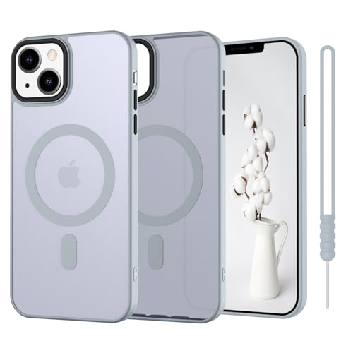 SupVict iPhone 13 Hülle Magnetisch, Hanyhülle iPhone 13 mit MagSafe Matte Clear Leicht Dünn Robust rutschfest Anti-Gelb Kratzfest Schutz Stoßfeste Hülle iPhone 13 6.1'' Hell Grau SupVict iPhone 13 Hülle Magnetisch, Hanyhülle iPhone 13 mit MagSafe Matte Clear Leicht Dünn Robust rutschfest Anti-Gelb Kratzfest Schutz Stoßfeste Hülle iPhone 13 6.1'' Hell Grau von SupVict