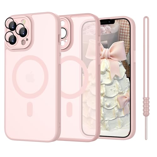 SupVict iPhone 13 Pro Hülle Mit MagSafe, Magnetisch Durchscheinendes Matte Touch Leicht Dünn Rutschfest Anti-Gelb Kratzfest Schutz Stoßfeste Hanyhülle 6.1'' Rosa SupVict iPhone 13 Pro Hülle Mit MagSafe, Magnetisch Durchscheinendes Matte Touch Leicht Dünn Rutschfest Anti-Gelb Kratzfest Schutz Stoßfeste Hanyhülle 6.1'' Rosa von SupVict