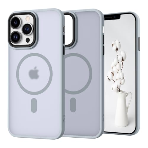 SupVict iPhone 14 Pro Max Hülle mit MagSafe, Hanyhülle iPhone 14 Pro Max Magnetisch Matte Clear Leicht Dünn Robust rutschfest Anti-Gelb Kratzfest Schutz Stoßfeste Hülle iPhone 14 Pro Max 6.7'' Grau SupVict iPhone 14 Pro Max Hülle mit MagSafe, Hanyhülle iPhone 14 Pro Max Magnetisch Matte Clear Leicht Dünn Robust rutschfest Anti-Gelb Kratzfest Schutz Stoßfeste Hülle iPhone 14 Pro Max 6.7'' Grau von SupVict